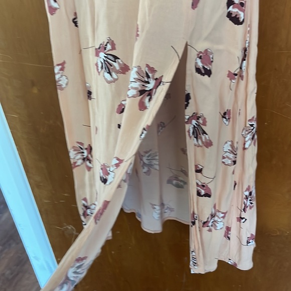 Free Press Pink Floral Midi Dress - Picture 4 of 5